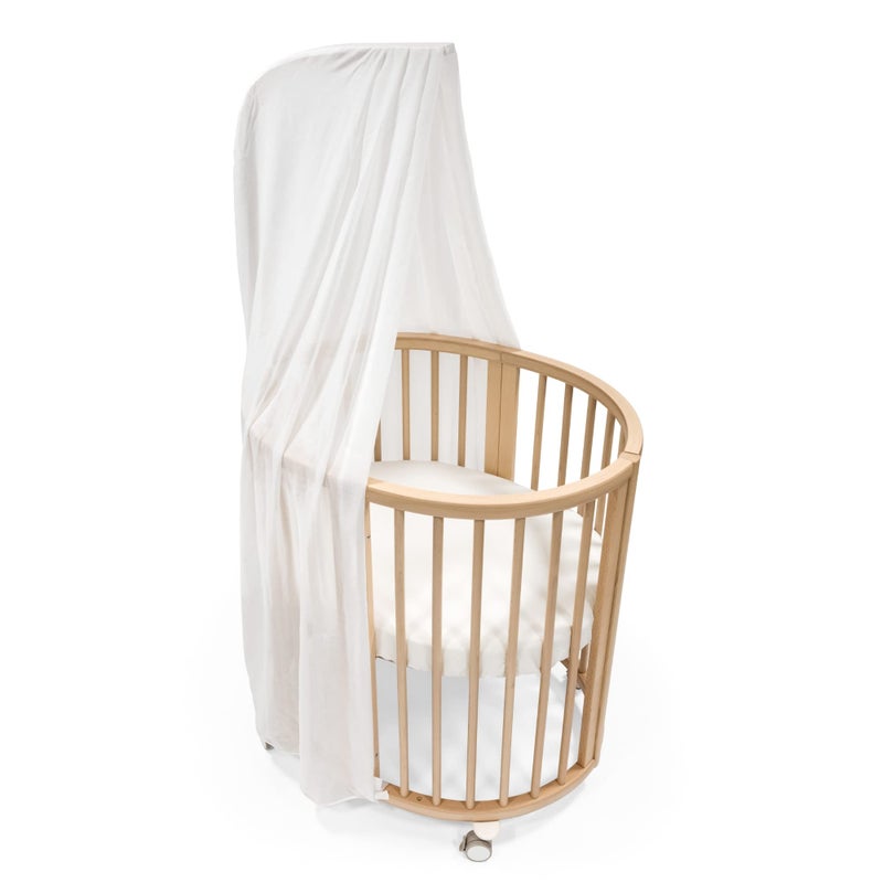 STOKKE ستوكه سليبى كانوبي V3، أبيض - أنشئ بيئة مريحة وهادئة للطفل - سهل التركيب - قماش خفيف الوزن - متوافق مع سليبى ميني وسليبى سرير - Image 1